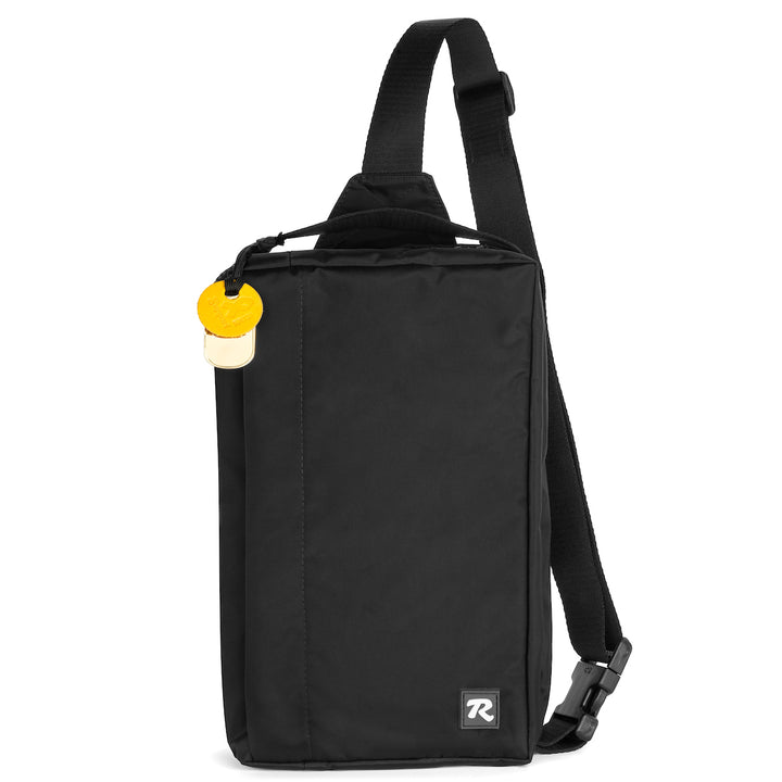 Mae | Black Nylon Sling Bag Conceal Carry