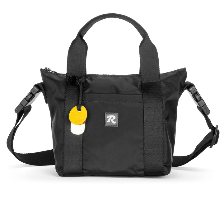 Mattie | Black Nylon Satchel