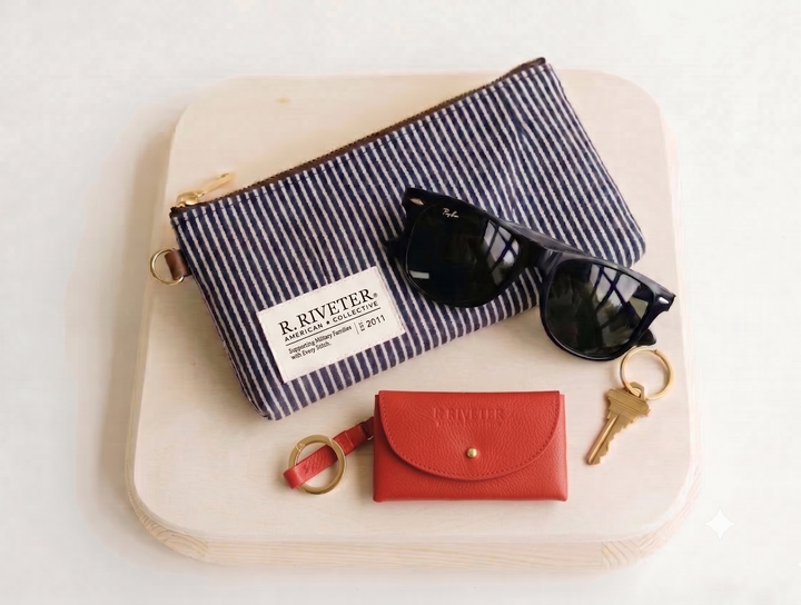 Lucy Regular + Mini Ida Bundle | Denim and Red Leather USA 250 Bundle