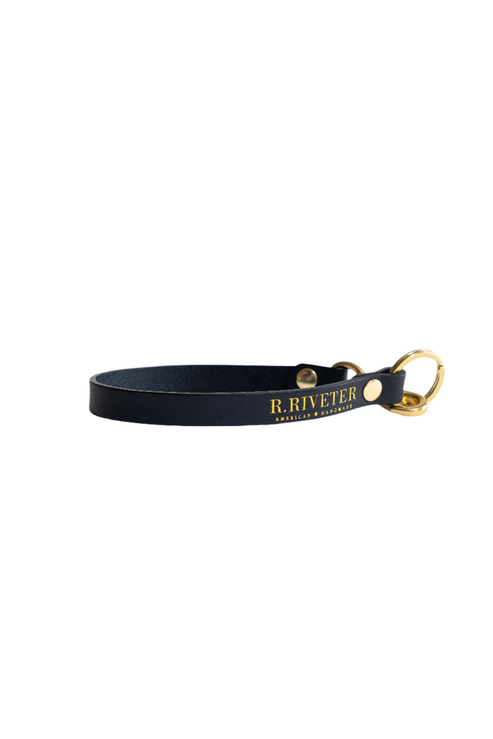 1943 Key Leash | Navy Leather