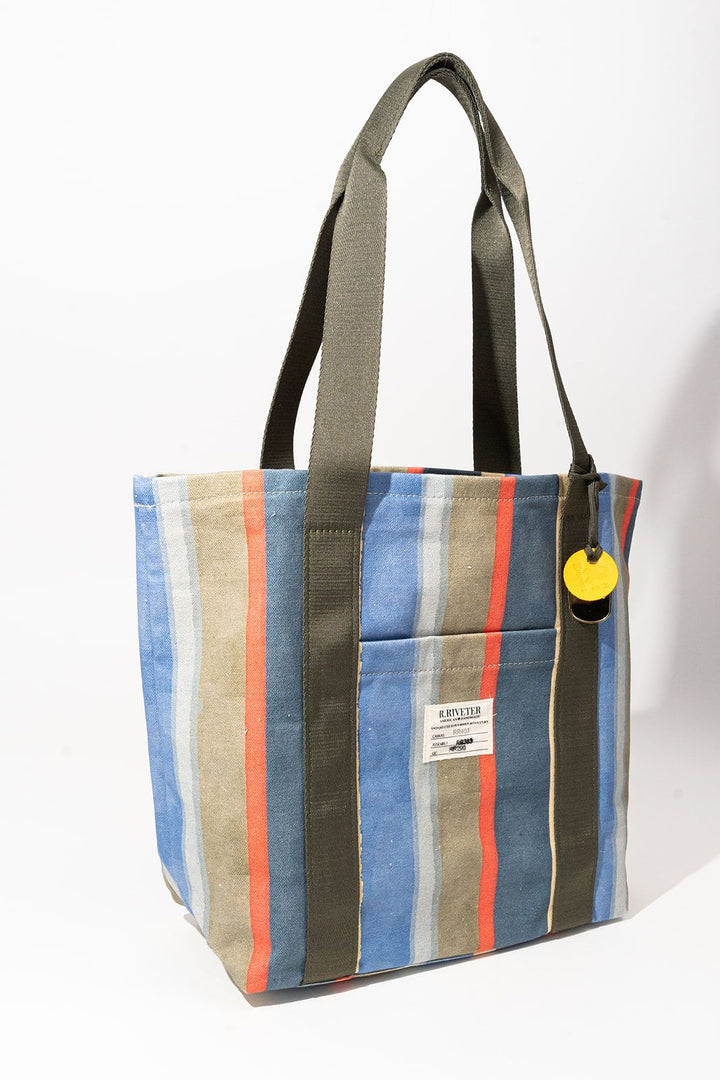 Margot | Primary Stripe Printed Canvas