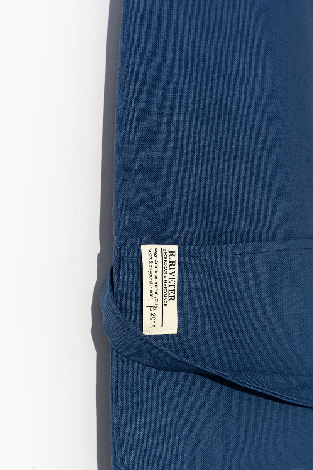 Riveter Made Apron | Royal Blue