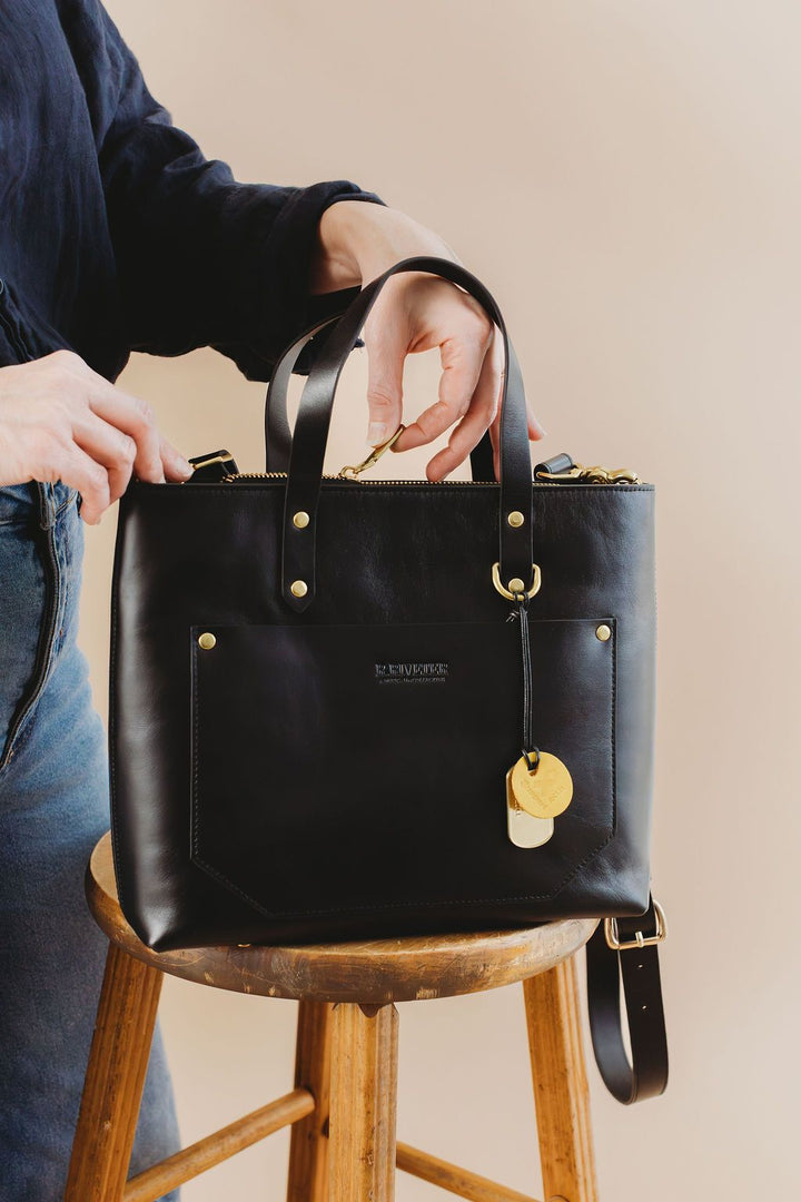 Marcy |  Matte Black Leather