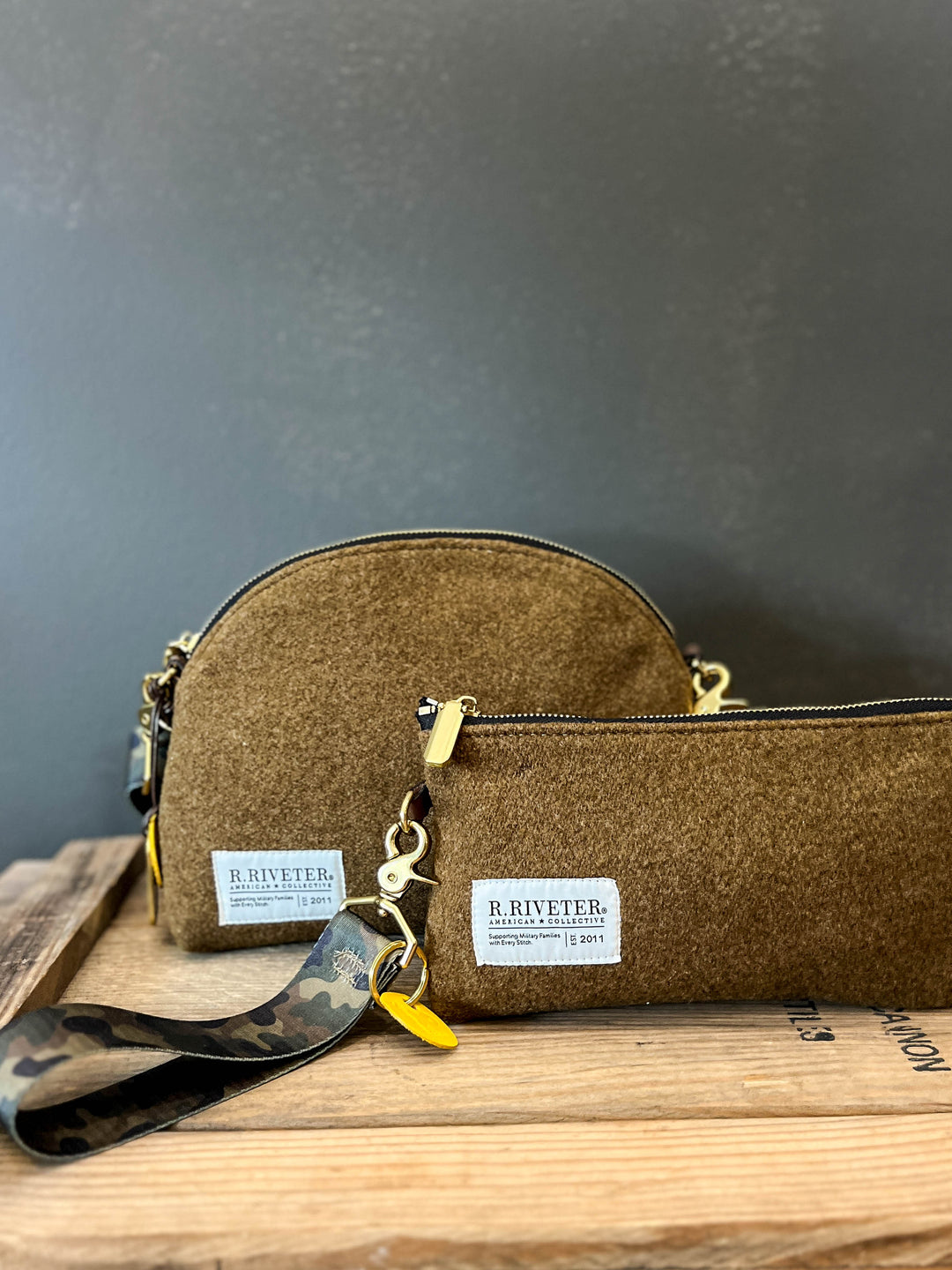 Lucy Wristlet | Limited Edition WWII U.S. Wool Blanket