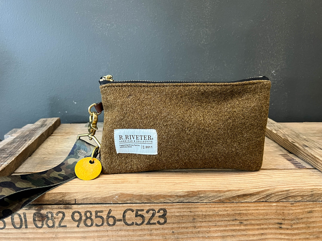 Lucy Wristlet | Limited Edition WWII U.S. Wool Blanket