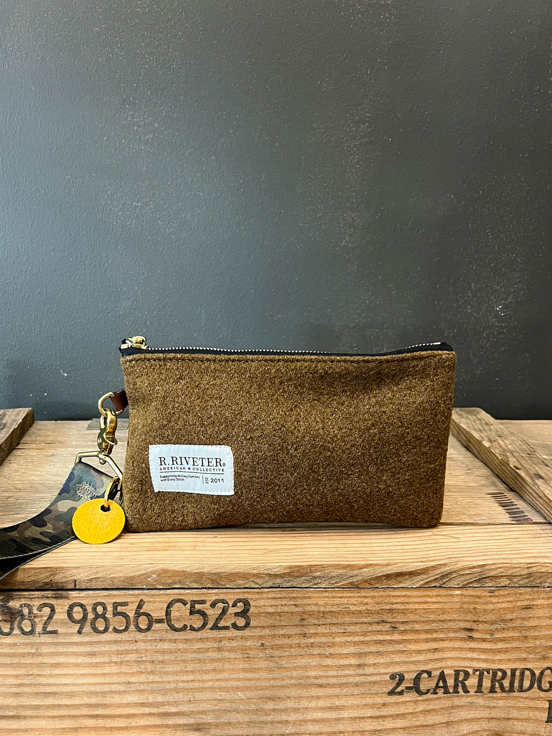Lucy Wristlet | Limited Edition WWII U.S. Wool Blanket