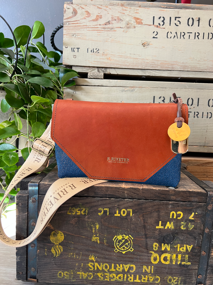 Patton | Special Denim + Tan Leather