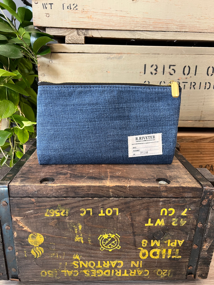 Lucy Zipper Pouch | Special Edition Denim