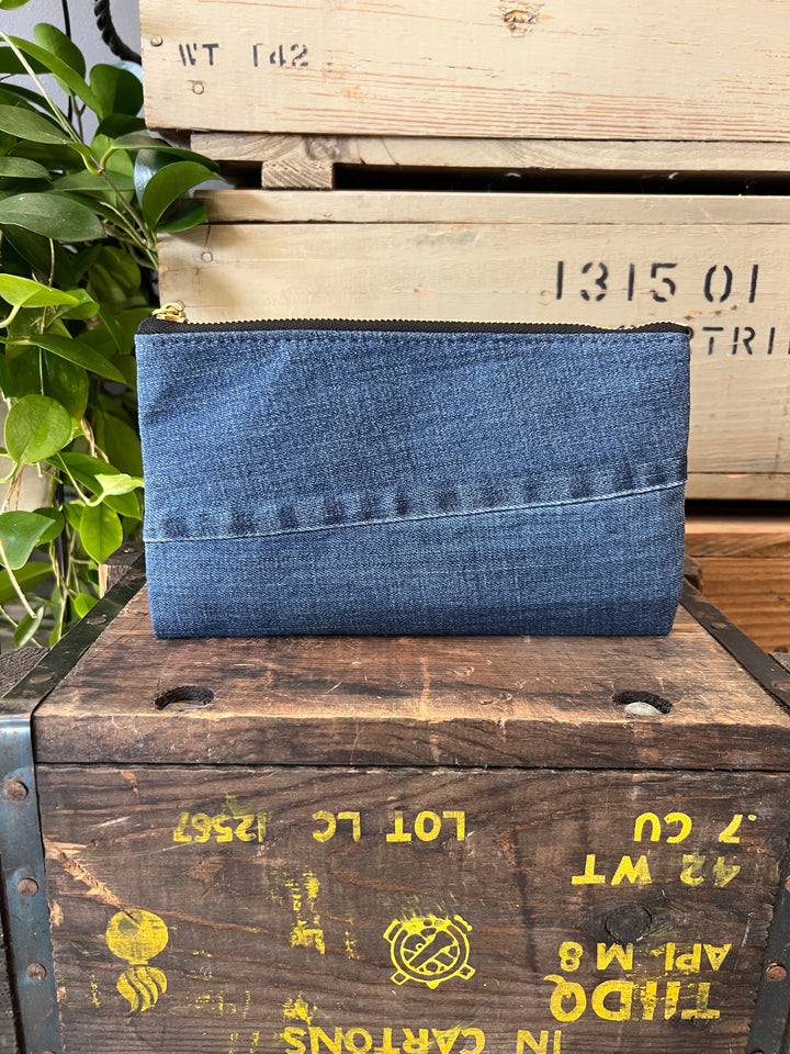 Lucy Zipper Pouch | Special Edition Denim