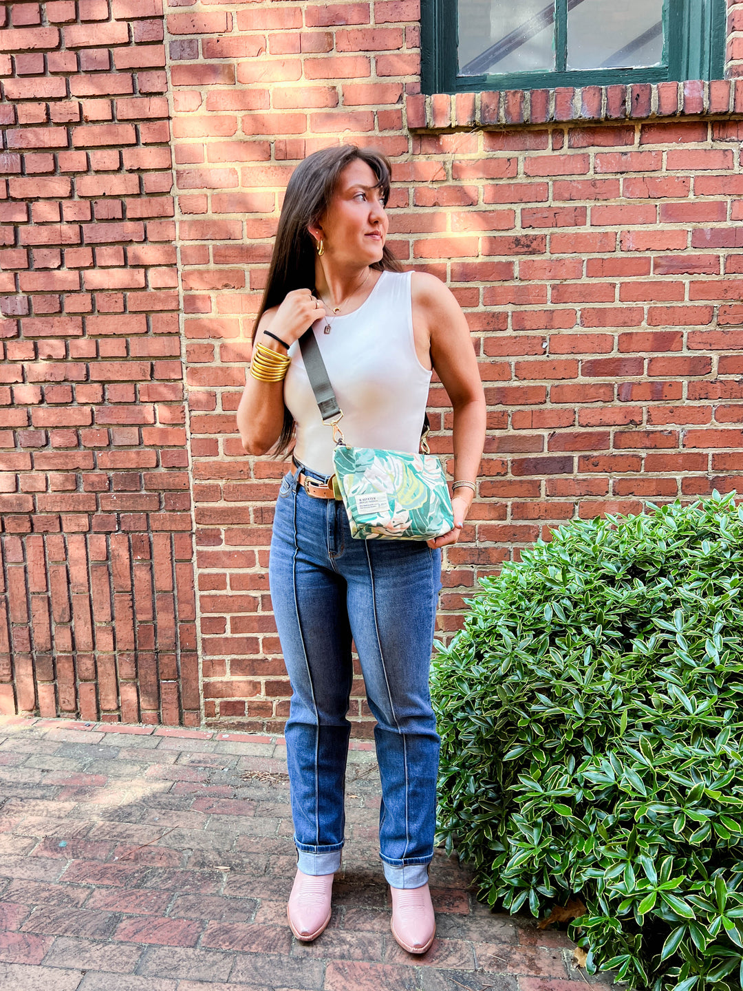 Rosie | Abstract Foliage Crossbody
