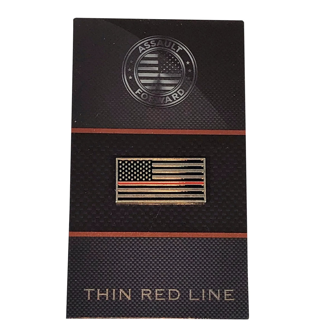 Assault Forward | Firefighters - Thin Red Line Lapel Pin