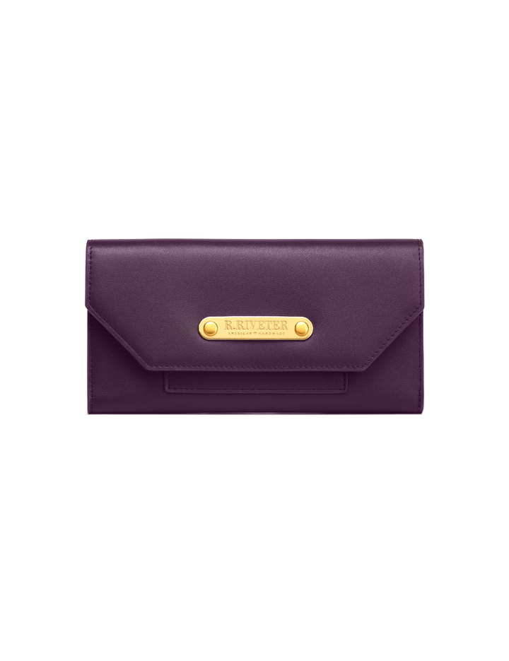 1943 Wallet | Plum Leather
