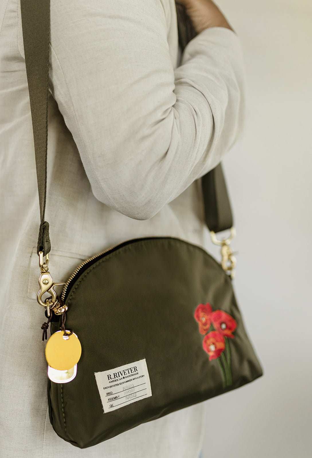 Lucy Mini Zipper Pouch | Poppy Special Edition Fatigue Nylon – R