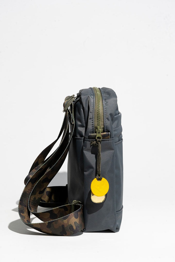 Josie | Smoke Nylon + Camo Webbing