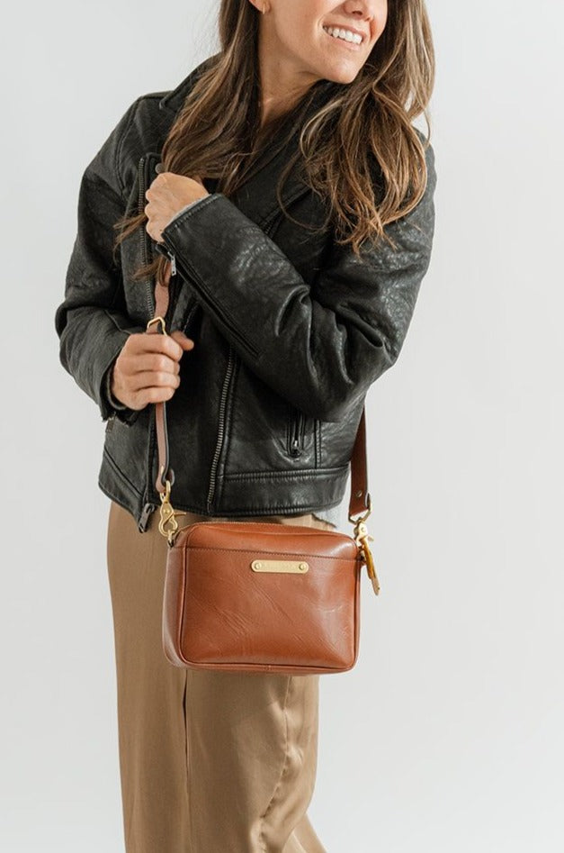 Jane | Premium Tan Leather Handbag