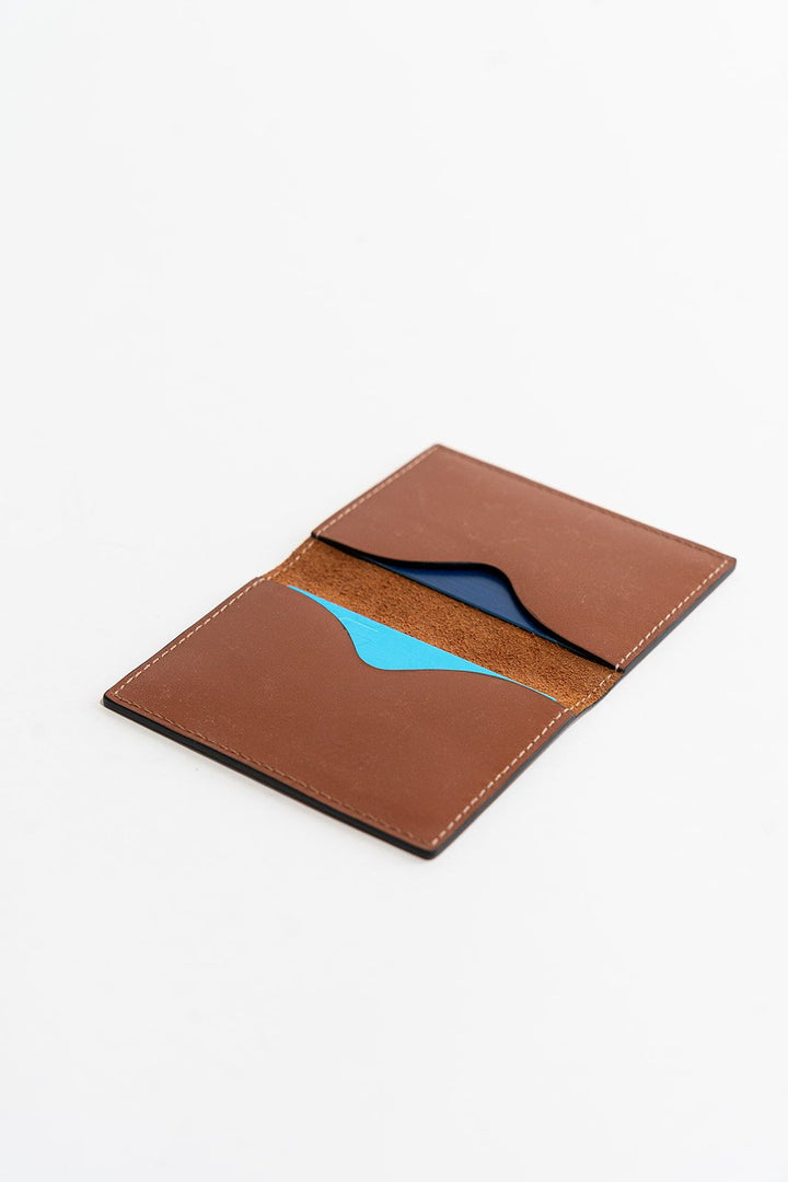 1776 Slim Card Holder | Signature Tan Leather