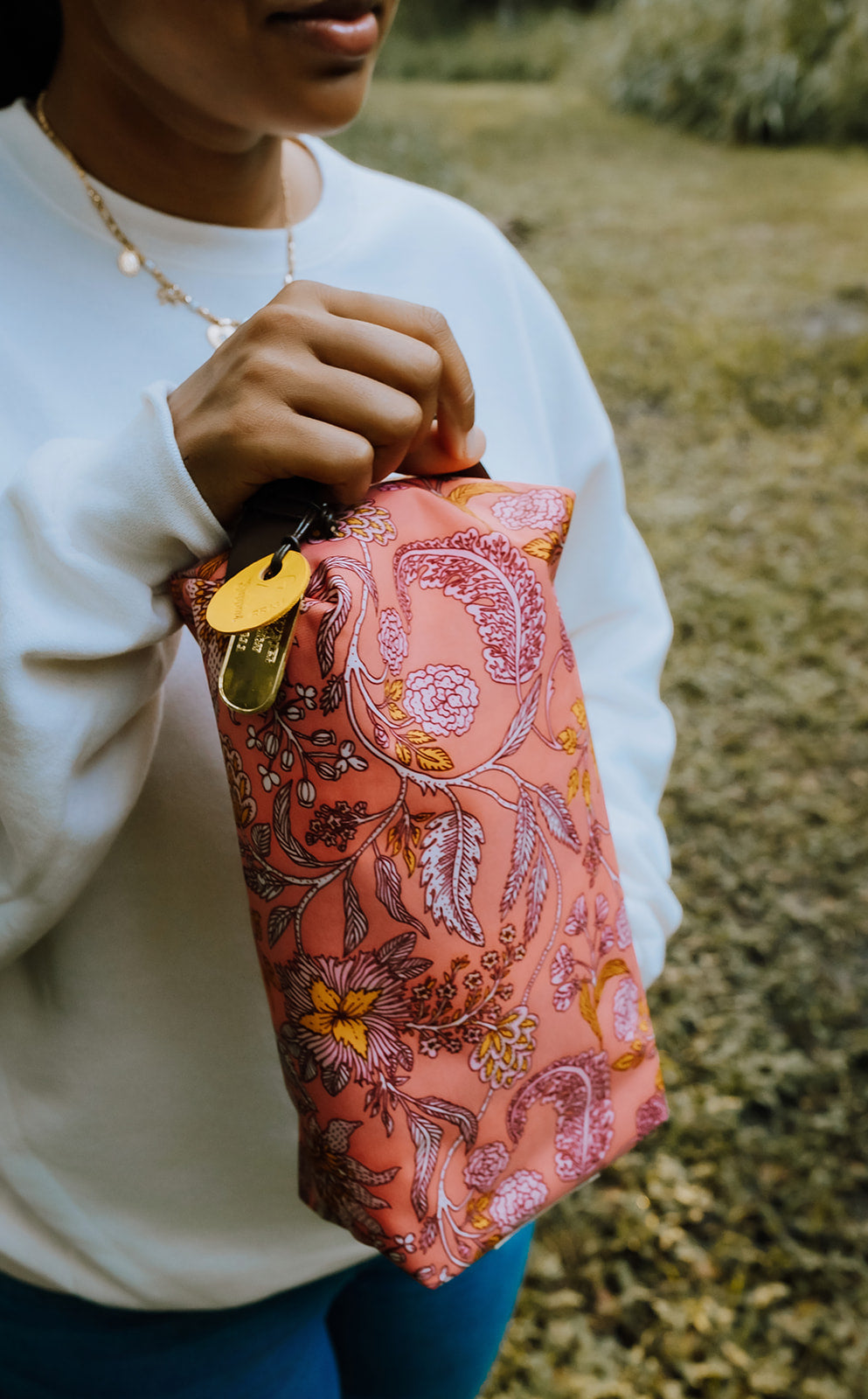 Dopp Kit | Rose Bandana Print Nylon – R. Riveter