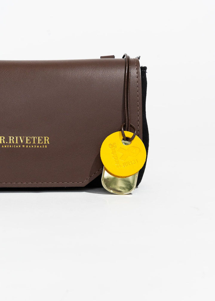 Whittle | Signature Black Canvas + Brown Leather with Webbed Crossbody Strap