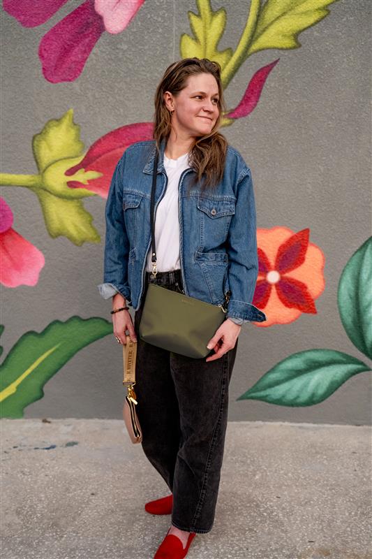Rosie Crossbody | Fatigue Leather
