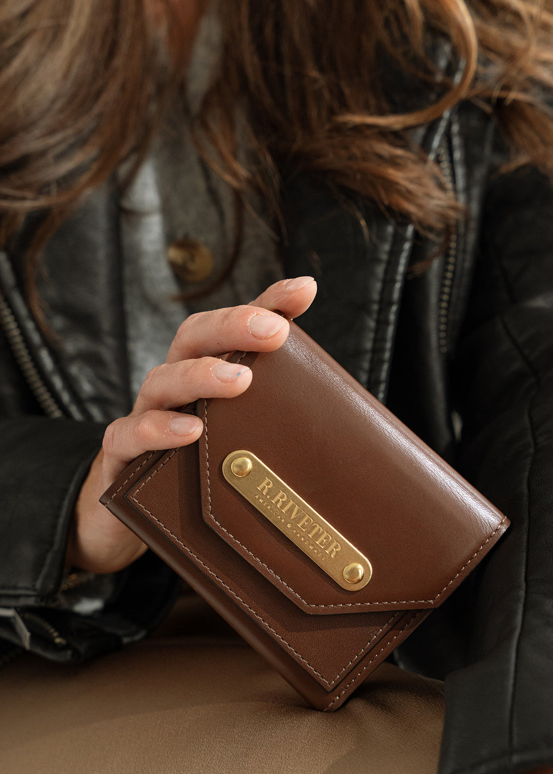 1964 Mini Wallet | Premium Brown Leather