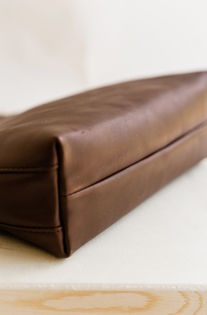 Hopper | Brown Leather Crossbody