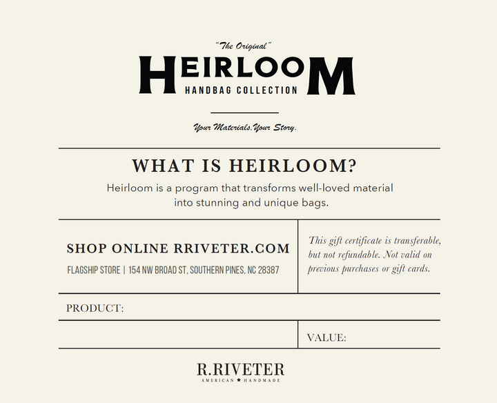Heirloom Gift Card