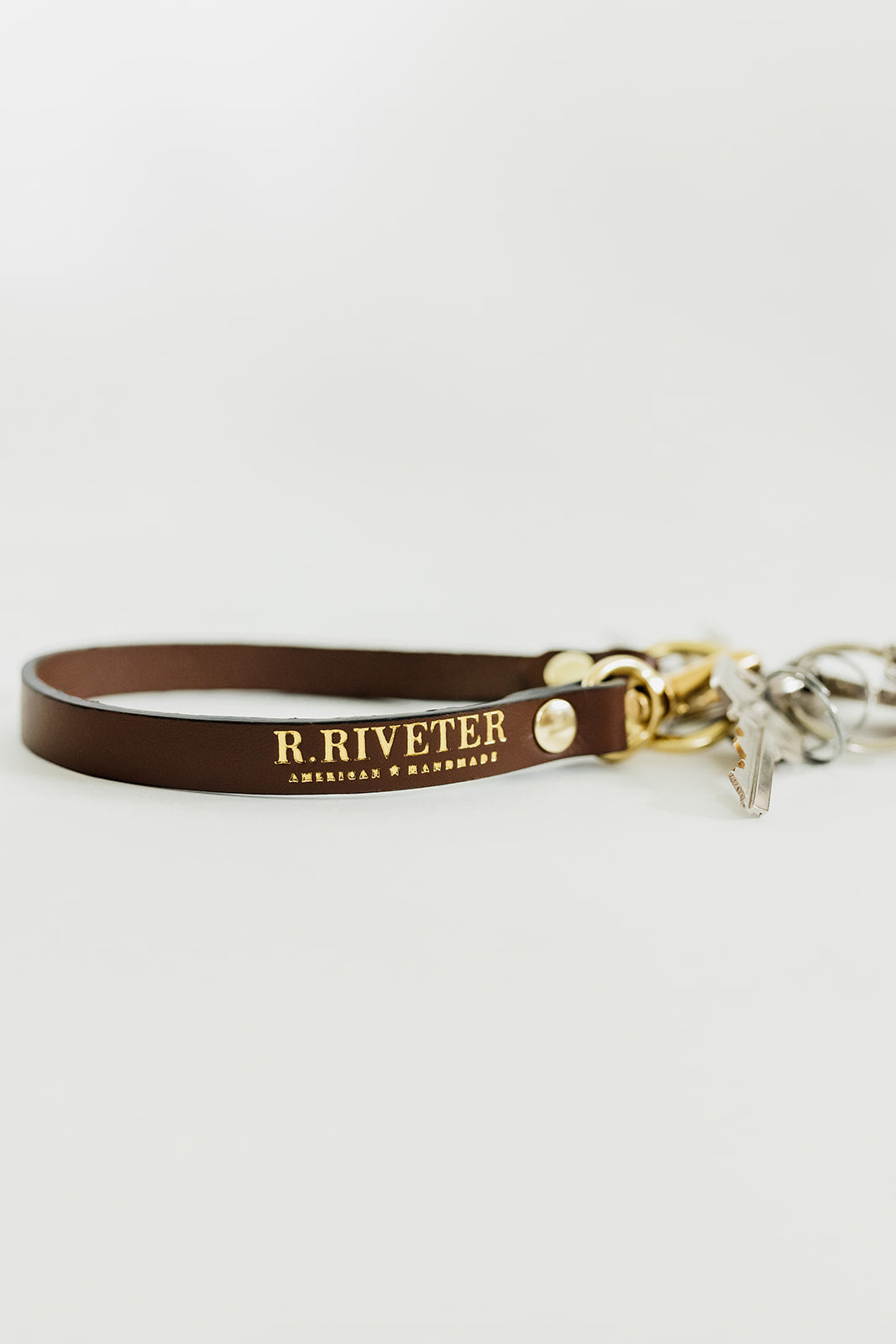 1943 Key Leash | Riveter Brown Leather