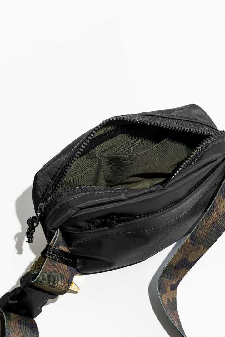 R.riveter Hero Augusta | Black Tactical Nylon + Camo Webbing
