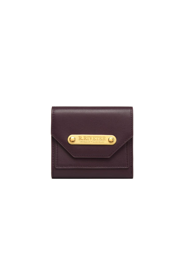 1972 Mini Wallet | Plum Leather