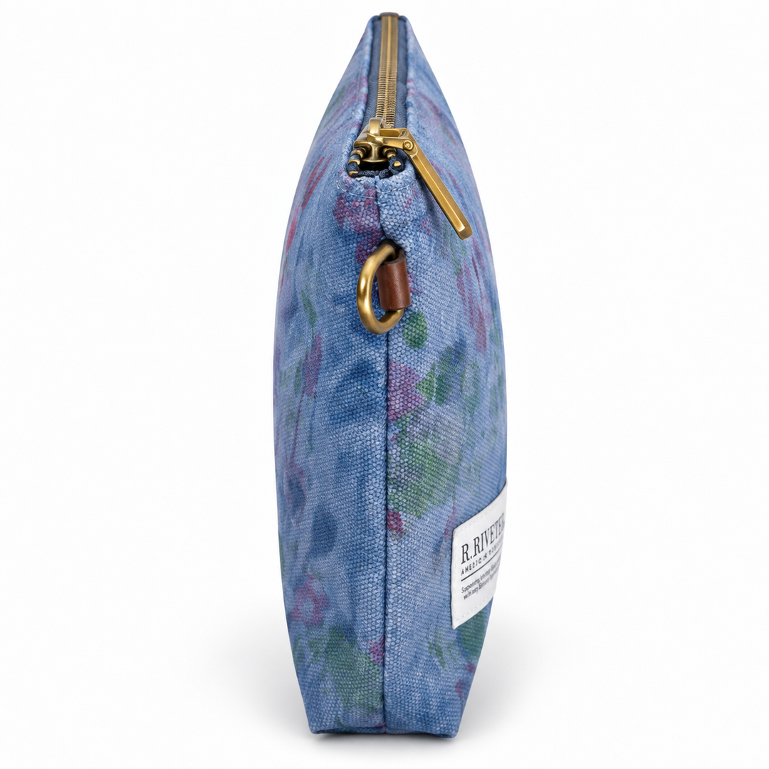 Lucy Large Zipper Pouch | Blue Ridge Canvas