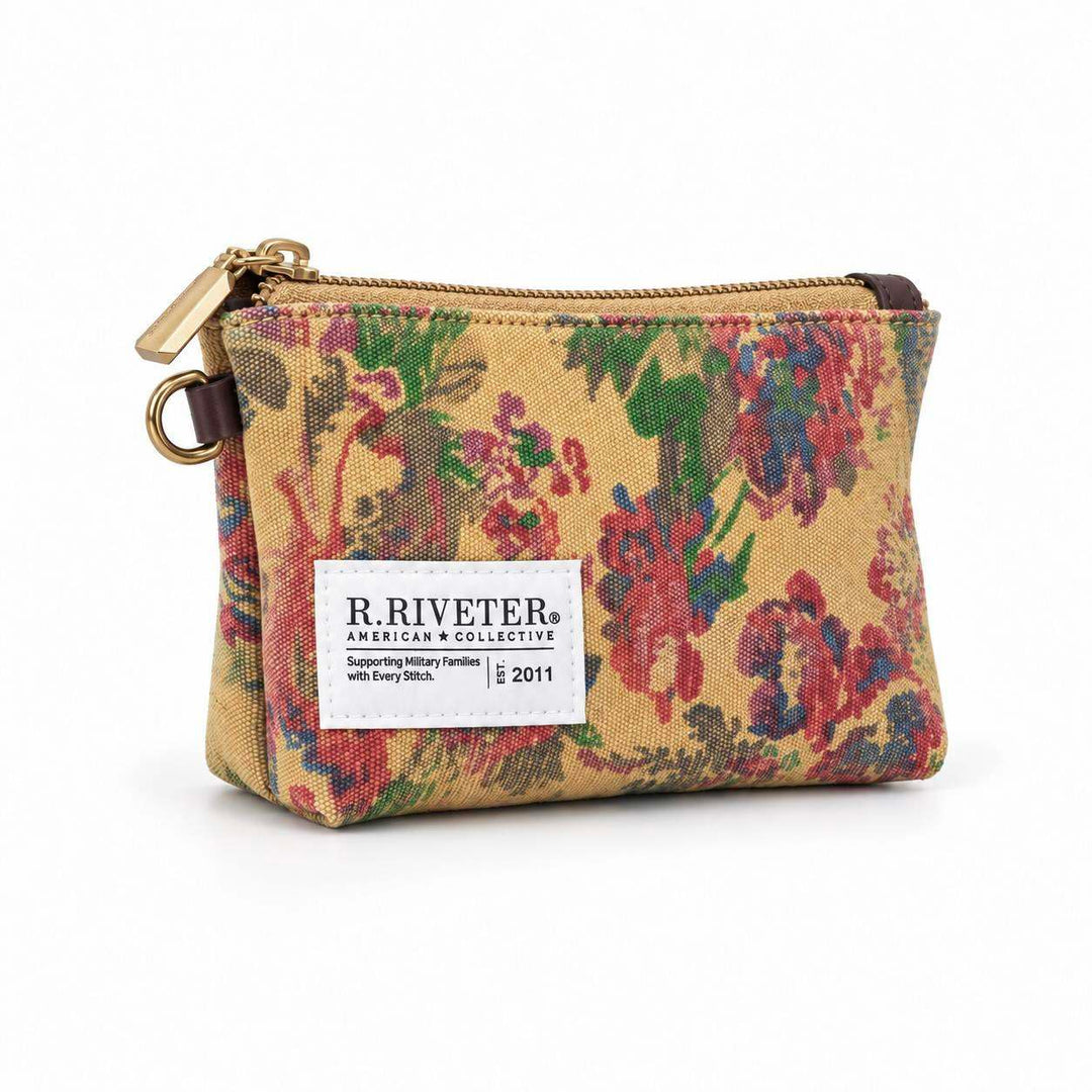 Lucy Mini Zipper Pouch| Hawthorne Canvas