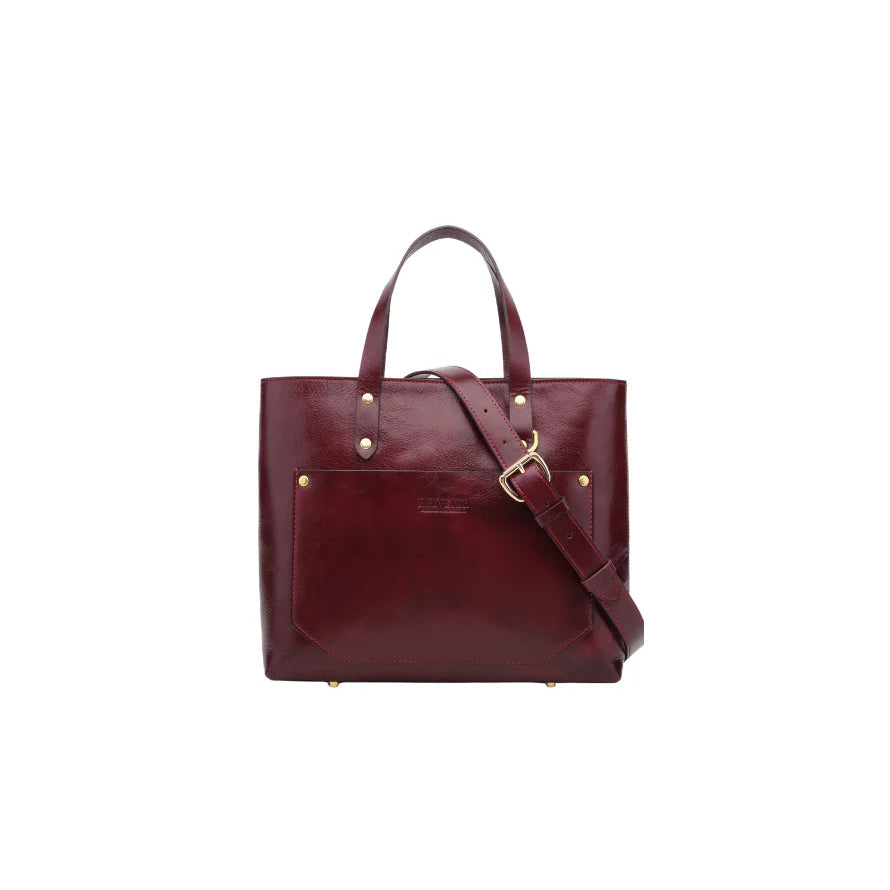 Marcy Satchel | Cherry Leather
