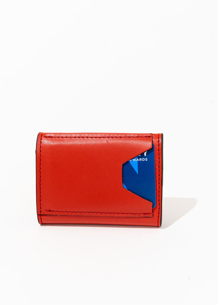 1973 Mini Wallet | Victory Red Leather