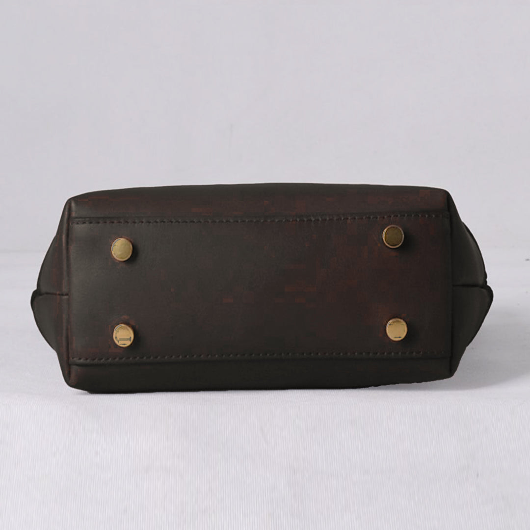 Betsy Bucket Bag | Black Suede + Black