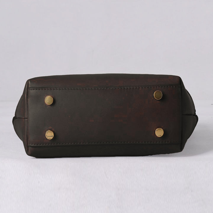 Betsy Bucket Bag | Black Suede + Black