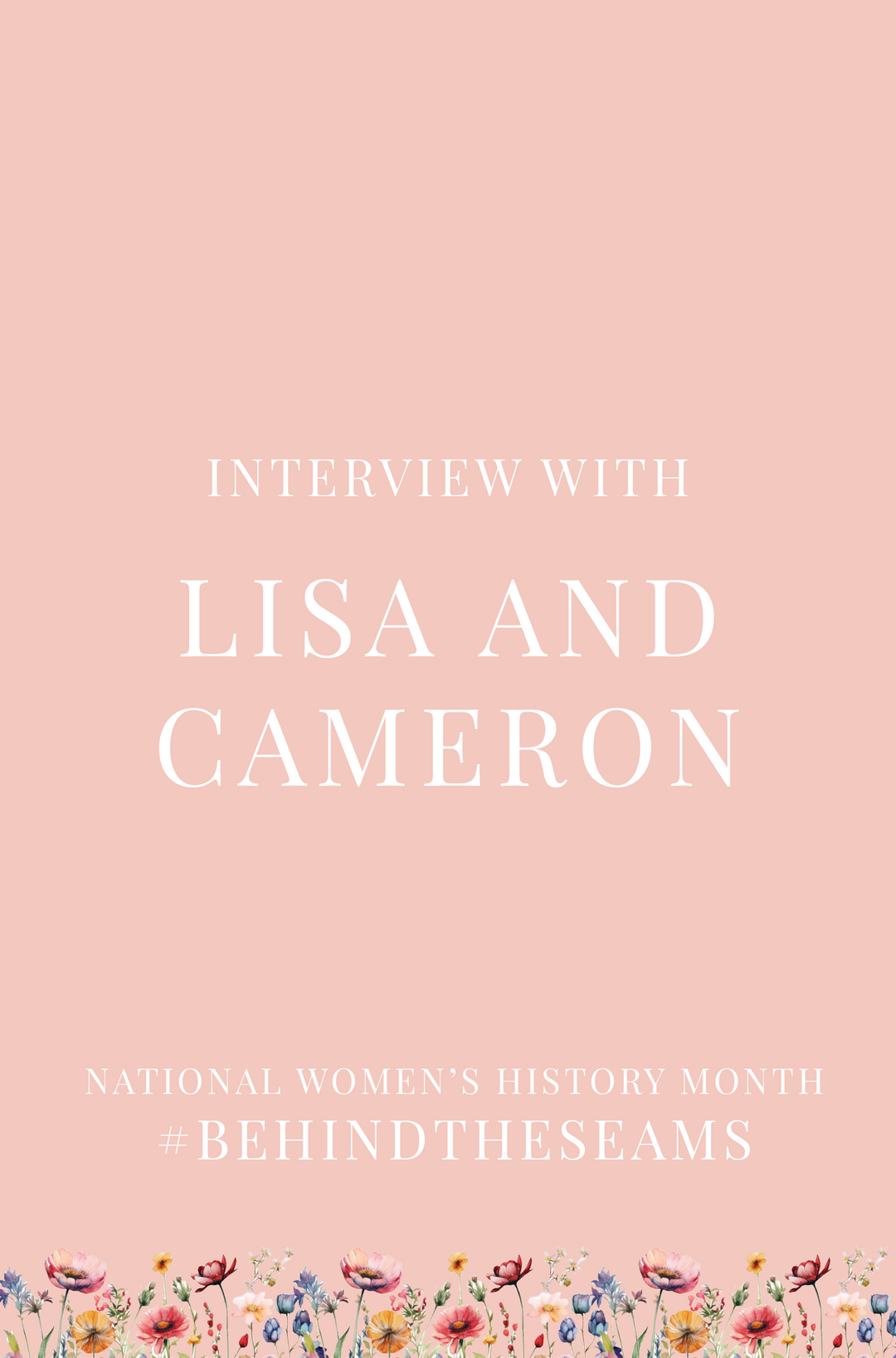 pink, blog post by Lisa and Cameron, women history month, cofounders