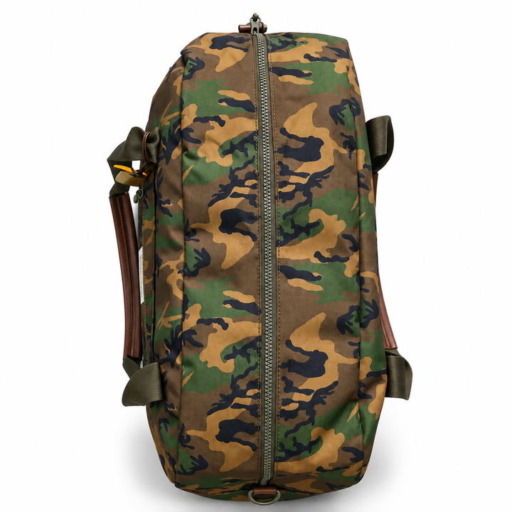 Nellie Duffle Bag| Field Woodland Camo Rugged Nylon