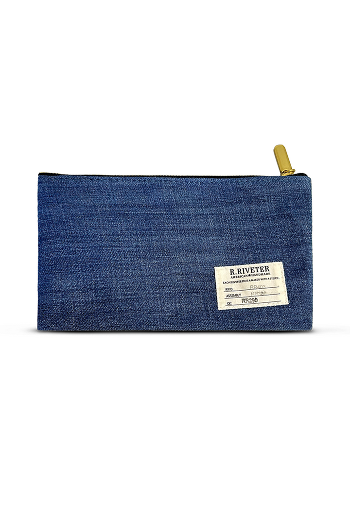 Lucy Zipper Pouch | Special Edition Denim