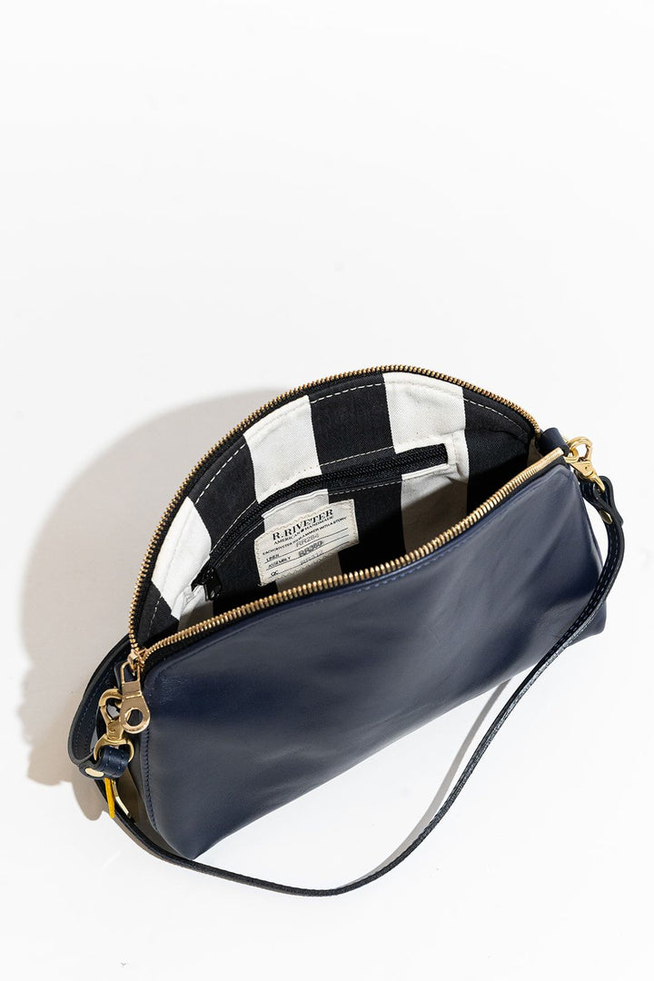 Hopper | Navy Leather