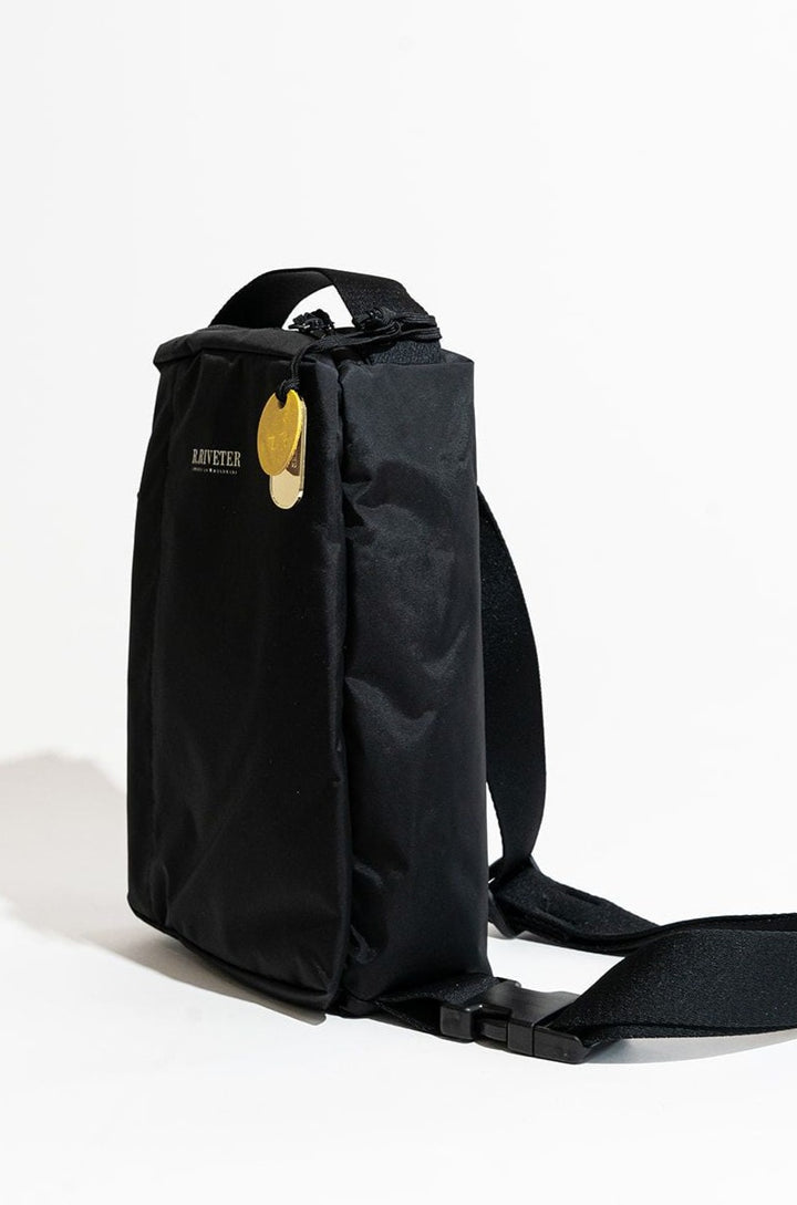 Mae | Black Nylon + Black Webbing