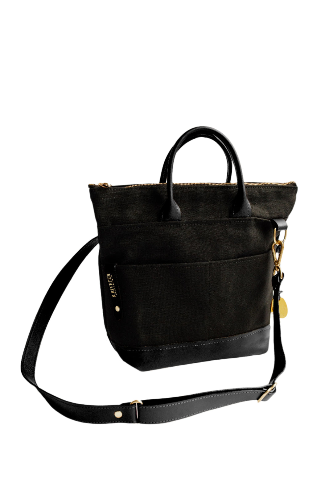 Otto | Signature Black Canvas + Black Leather