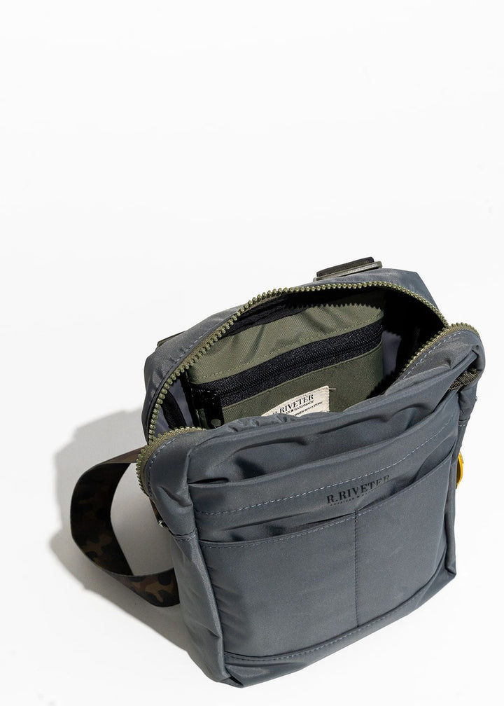 Josie | Smoke Nylon + Camo Webbing