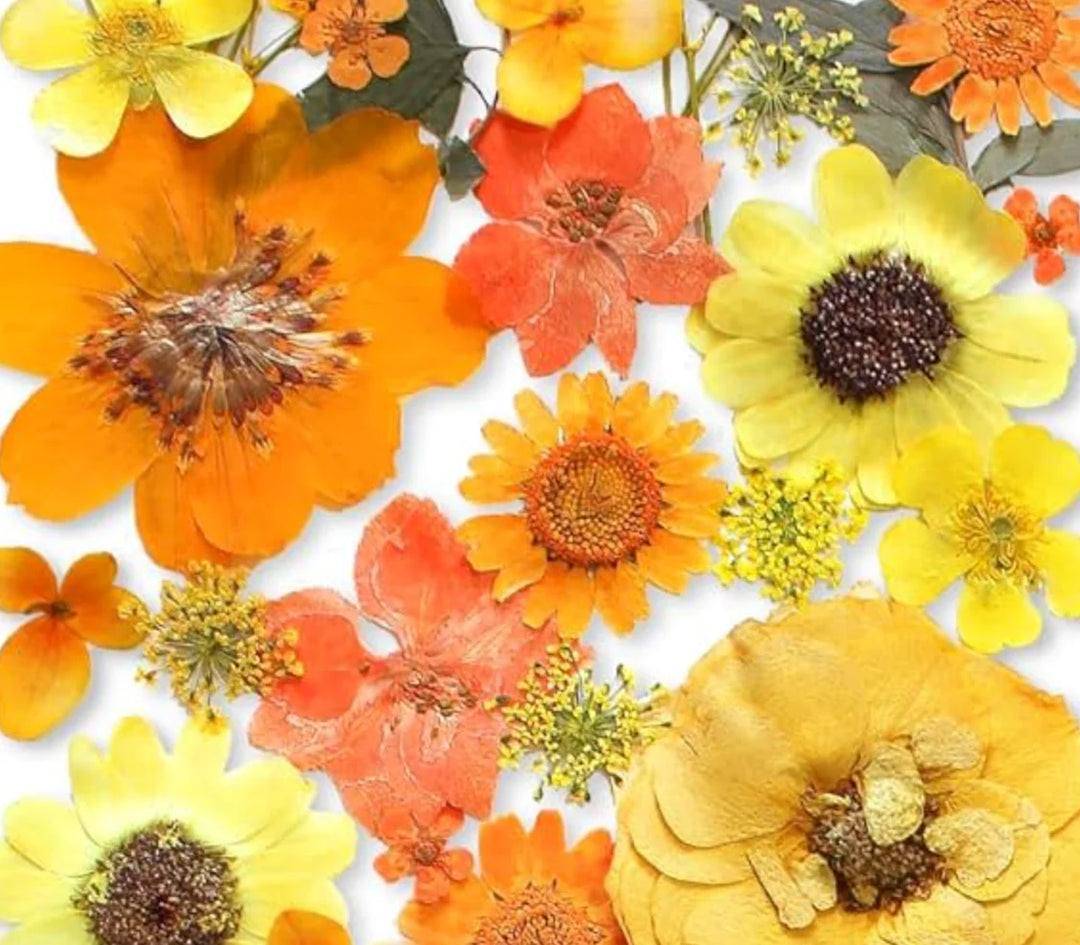 Large Wildflower Jewelry Dish Yellow