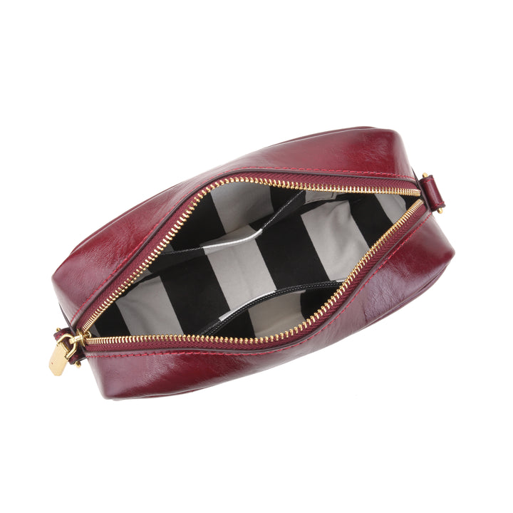 Hopper Crossbody Bag | Cherry Leather