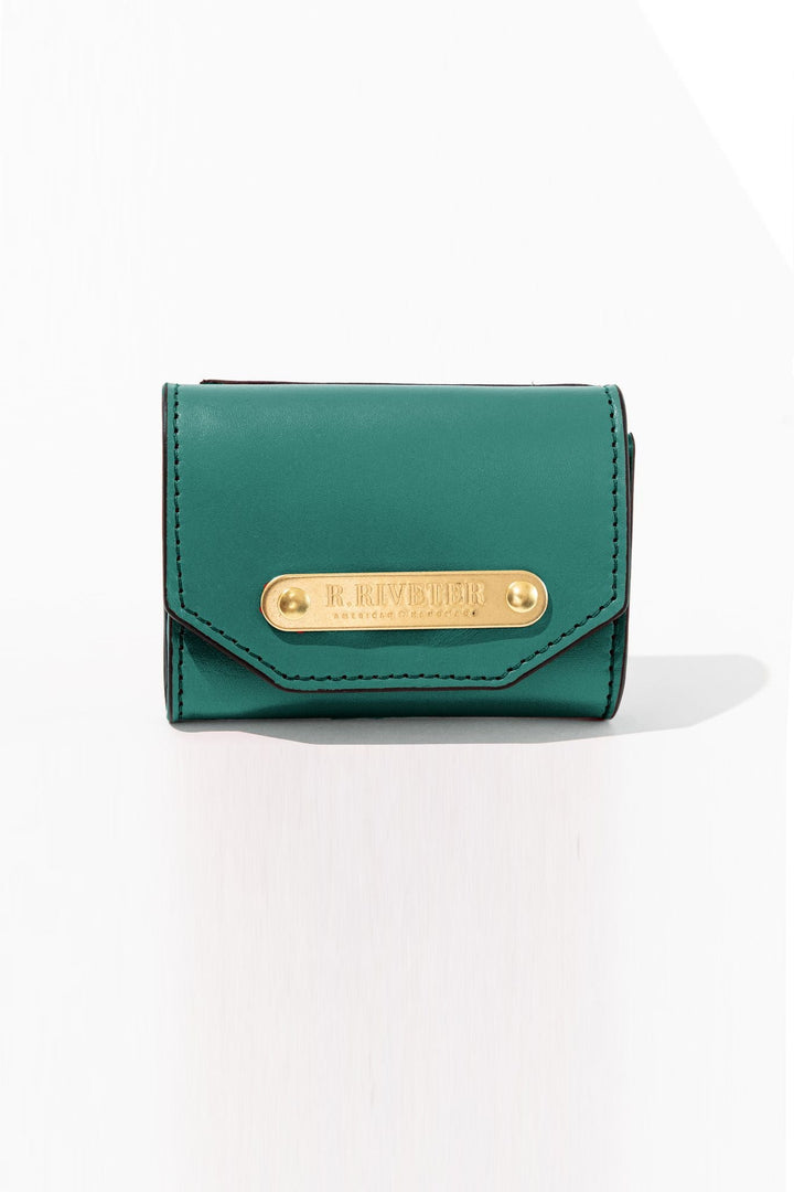 1973 Mini Wallet | Hunter Green Leather