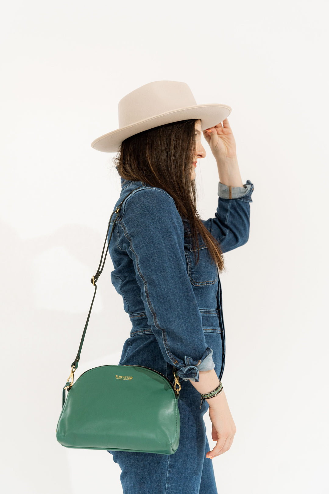 Hopper | Hunter Green Leather