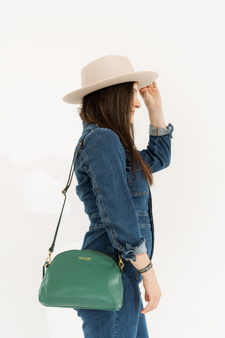 Hopper | Hunter Green Leather