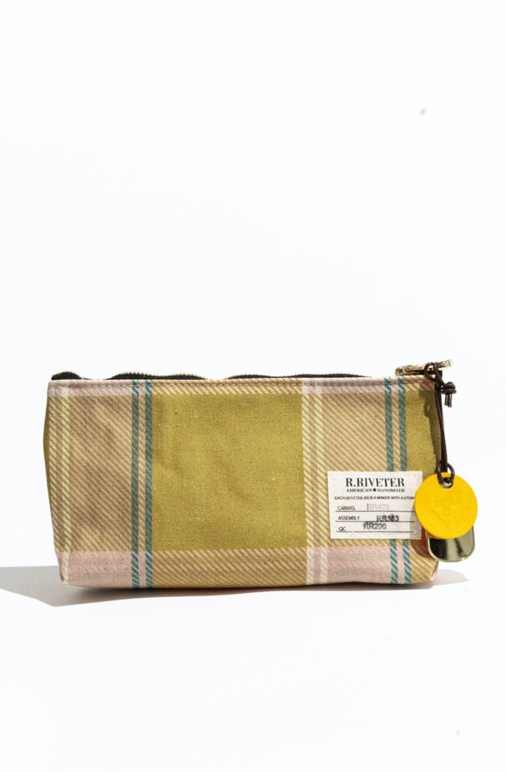Lucy | Golden Plaid Printed Canvas