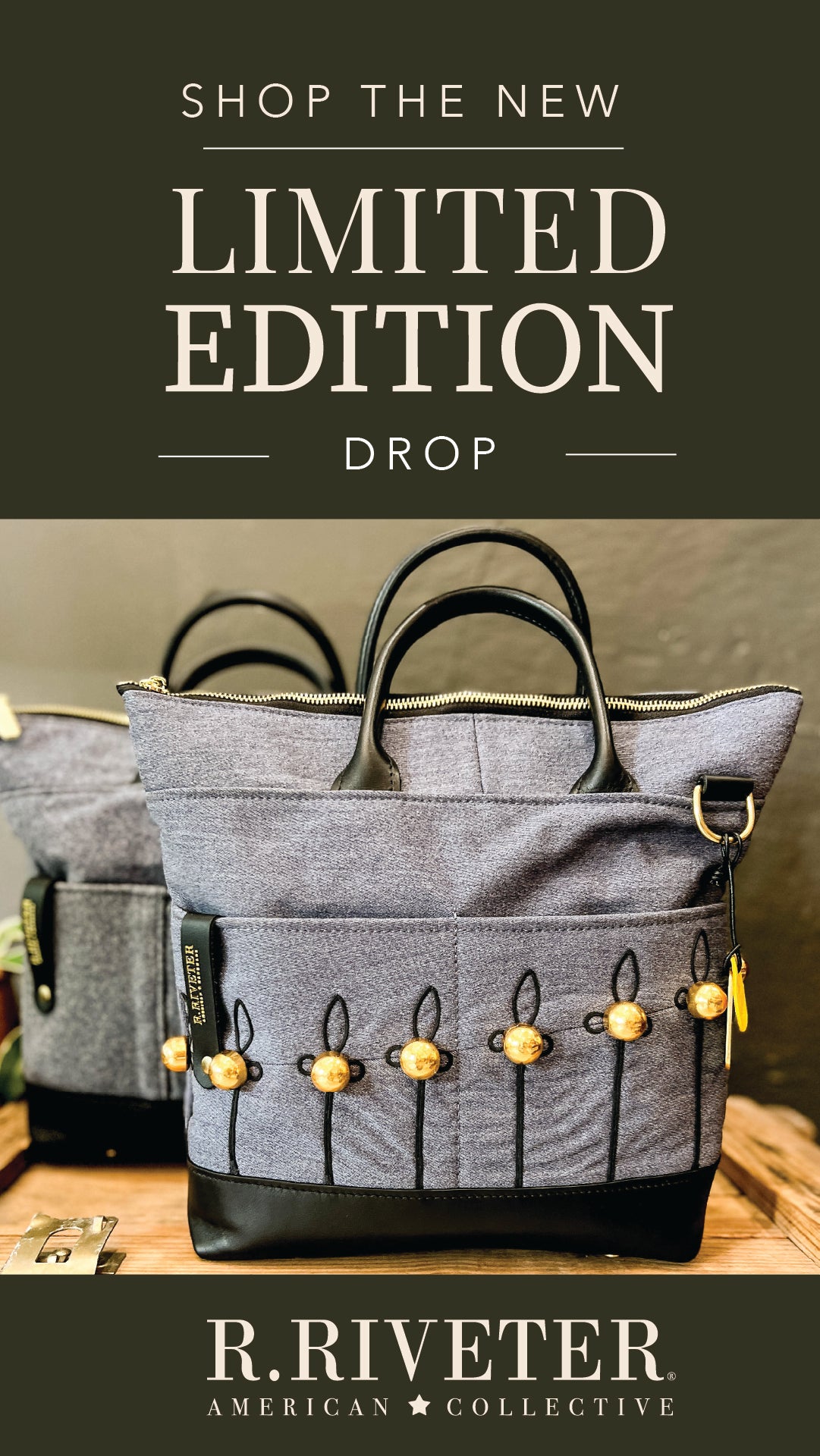 American Collective Handbags | Supports Military Families – R. Riveter