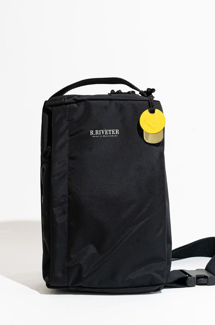 Mae | Black Nylon + Black Webbing